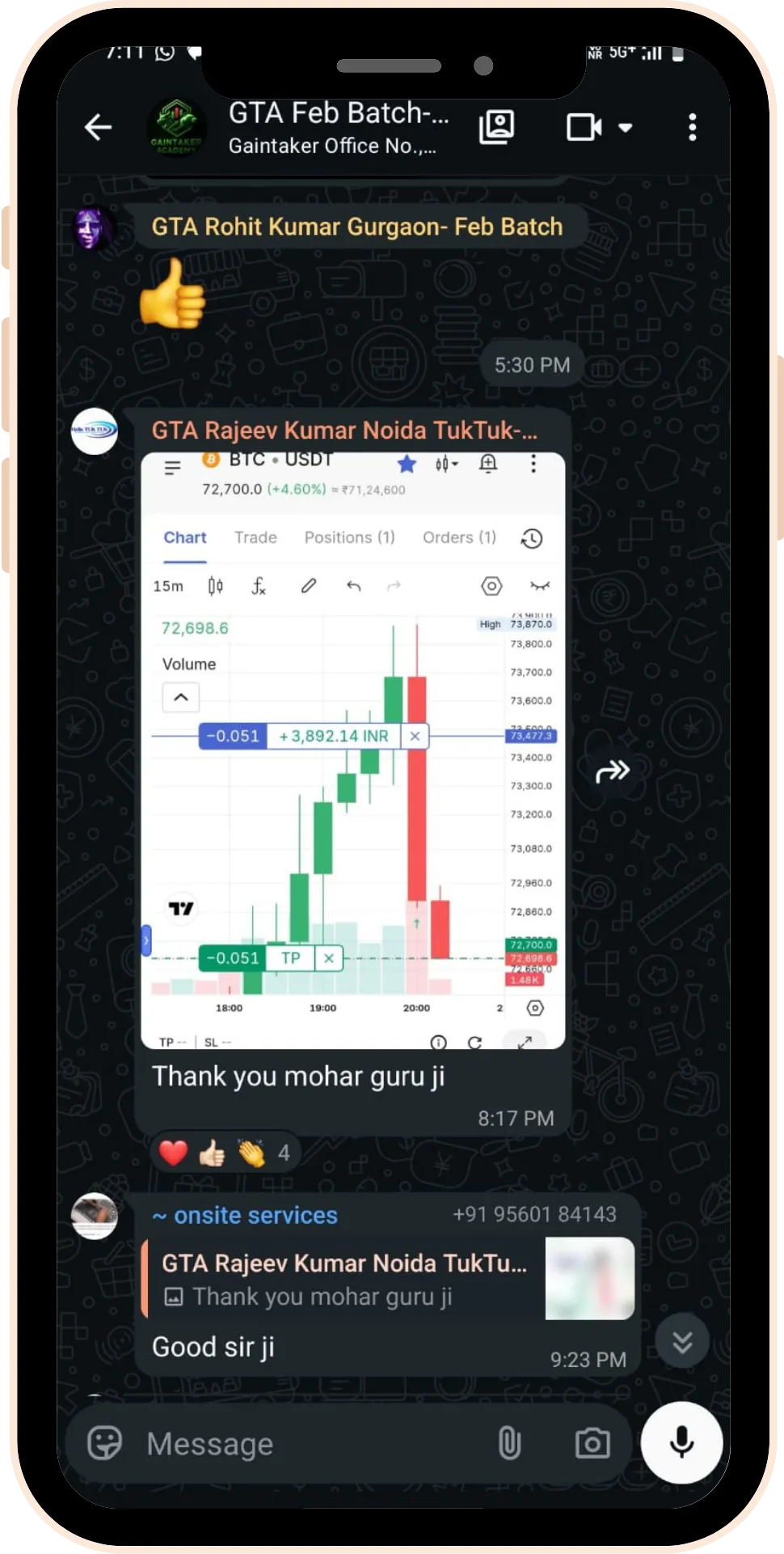 Trading course review image showing beginner to profitable trader journey